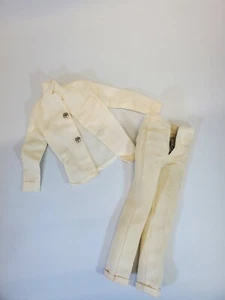 Mattel Barbie Ken Vintage weiße Hose & weißes Shirt 1960er Jahre - Bild 1 von 2