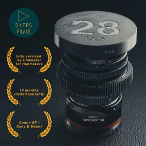 Mir-10a 28mm f3.5 serviced cinemodded Canon EF Sony E Mount vintage Soviet lens - Picture 1 of 19