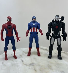 2015 Avengers Marvel 6-Inch Action Figures Iron Man, Spider Man, Captain America - Picture 1 of 3