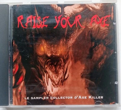 RAISE YOUR AXE compil Heavy Metal , trash,  Hard rock très rare 1996 promo - Photo 1/4