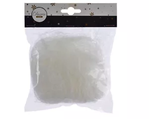 Lametta Engelshaar Feenhaar Weihnachtsdeko Baumschmuck Partydeko Winterweiß - Bild 1 von 1