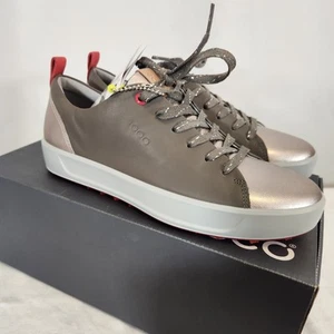 Scarpe da golf Ecco Hydromax E-DTS in pelle da uomo taglia 38/7-7,5 nuove con scatola - Foto 1 di 12