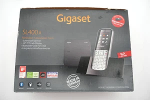 Gigaset Sl400A / téléphone + AB / téléphone fixe / argent / testé^ - Photo 1/8