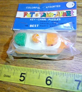 original vintage puzzle plastic put together boat original packaging Hong Kong - Picture 1 of 2