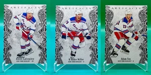2025-26 Upper Deck Artifacts Hockey New York Rangers 3-Card Team Lot - Bild 1 von 8