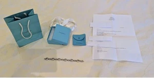 Tiffany & Co Stencil Heart Bracelet With Receipt - Picture 1 of 12