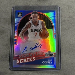 2021-22 Donruss Optic #SS-ACF Amir Coffey Signature Series Holo Silver Prizm - Picture 1 of 2