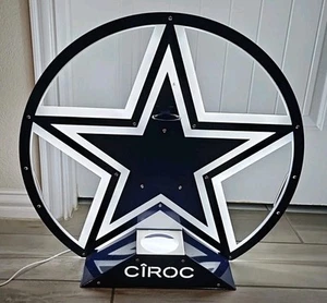 24,5" Ciroc Wodka Dallas Cowboys Logo Stern Football Bar Leuchtschild - Bild 1 von 9