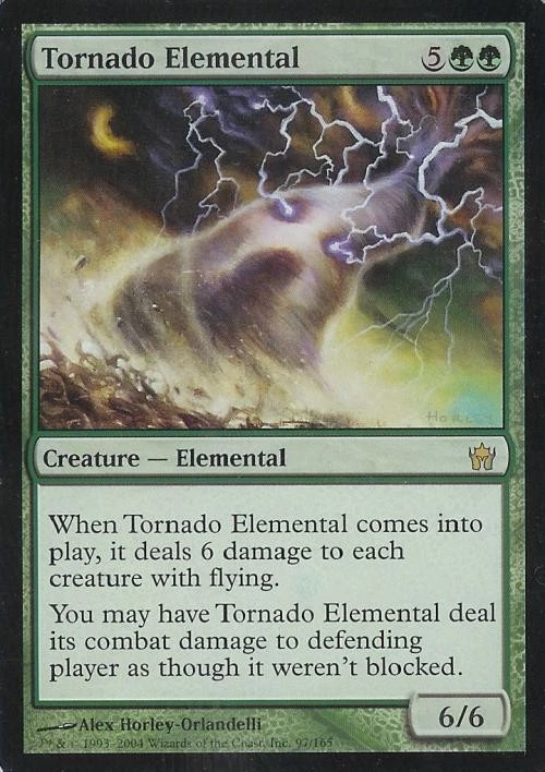 Tornado Elemental - Medium Play MTG Fifth Dawn - Image 1 of 1