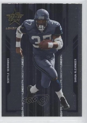 2005 Leaf Rookies & Stars Longevity Shaun Alexander #85 - Image 1 of 2