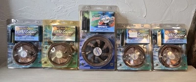 New Old Stock Lot 5 Zalman Ultra Quiet CPU Cooler Cnps7700-cu / Cnps7000B-cu - Image 1 of 4