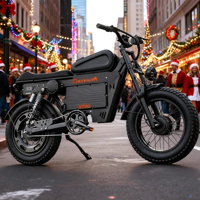 Bicicleta Eléctrica CHEEVALRY GT20 6000W 20*4.0"" Bicicleta Eléctrica de Montaña 60V 43AH Bicicleta E-Cross Foto 1 de 4