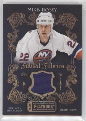 2013-14 Panini Playbook Fabled Fabrics /99 Mike Bossy #BSY HOF - Image 1 of 2