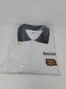 Super Bowl 38 Coors Light Polo XL Patriots Panthers NFL 2003 - Imagen 1 de 3