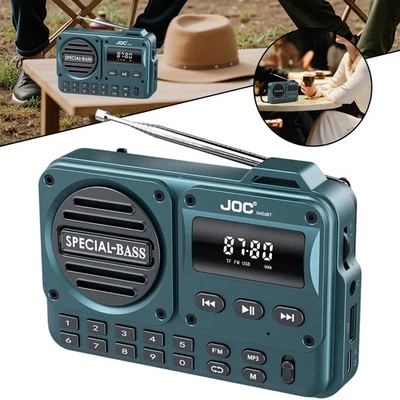 Radio Tragbar,Bluetooth 5.0,Tragbares Radio,Küchenradio,Mini Radio Geschenk DE - Bild 1 von 4