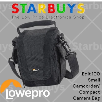 Lowepro Edit 100 Water Resistant Compact Camera/Small Camcorder Case Pouch-Black - Image 1 of 4