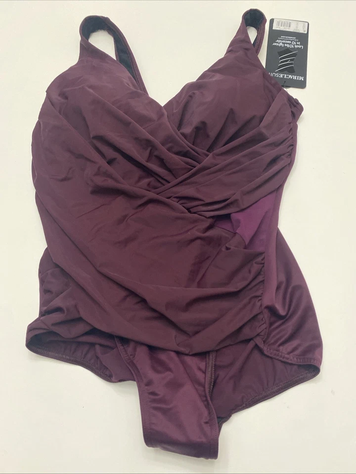 Miraclesuit Shiraz Must Have 19 Escape One-piece Swimsuit Women's Size 16 67009