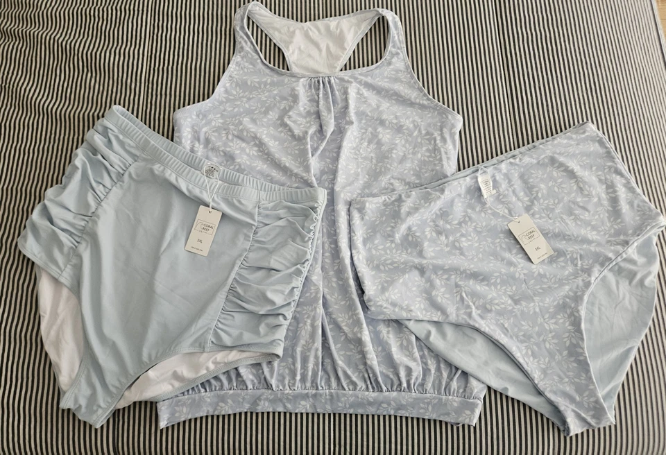 Juego de natación Coral Reef talla 3X nuevo con etiquetas Foto 1 de 1