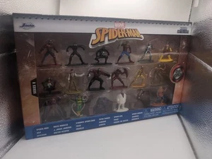 Jada Spider-Man Diecast Nano Metalfigs 18-Pack Marvel Comics Series 8 New - Picture 1 of 7