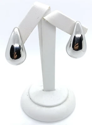 Orecchini bottoncino donna goccia bottega anallergico - Immagine 1 di 4