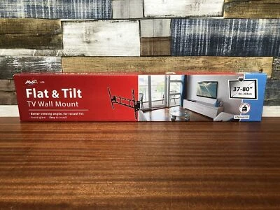 AVF Flat & Tilt T.V. Wall Mount New & Boxed For TV's 37" to 80" - Image 1 of 4