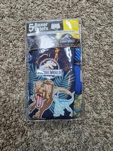 Jurassic World Boys Boxer Briefs 5-Pack Cotton Boxer Brief, 8 - Picture 1 of 3