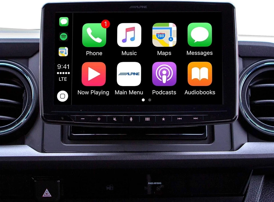 ALPINE HALO9 iLX-F309TCM DIGITAL MULTIMEDIA RECEIVER 2014-UP TOYOTA TACOMA NEW! - Image 1 of 3