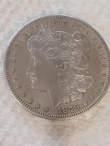1879-CC Morgan Silver Dollar Coin - Picture 1 of 6