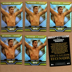 6 card Lot of  2010 Topps UFC Octagon of Honor #OOH10 Kendall Grove - Imagen 1 de 1