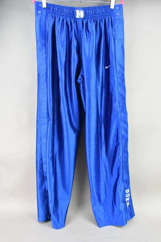 Vintage 90s Nike Duke Blue Devils Basketball Warm Up Snap Breakaway Pants Men XL Cover