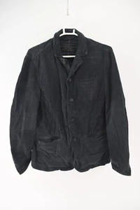 AllSaints Spitalfields Mens Black Corduroy Jacket Size L - Picture 1 of 6