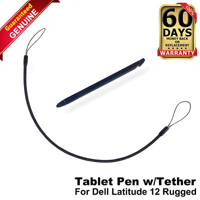 Dell Latitude Rugged Tablet 7212 7220 7202 Stylus Pen with Tether Strap 77R7T - Image 1 of 4