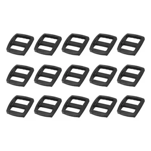Bag Belt Glide Buckle (1.5cm/0.6") 15Pcs, Plastic Adjustable Buckle Fasteners - Picture 1 of 5