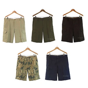 NWT IZOD Men's Flat Front Cargo Shorts Pants 100% Cotton 5 Colors Sz 32-42 $60 - Picture 1 of 6