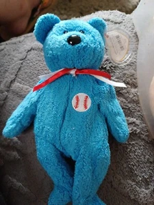 TY Beanie Baby Bear Addison NEW Condition Retired With Tags - Picture 1 of 3