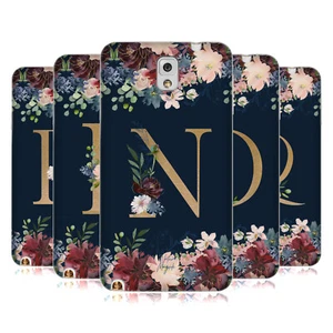 NATURE MAGICK FLORAL MONOGRAM GOLD NAVY 2 SOFT GEL CASE FOR SAMSUNG PHONES 2 - Picture 1 of 19