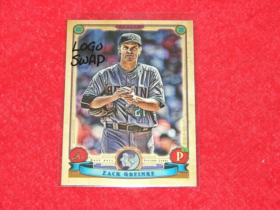 ZACK GREINKE DIAMONDBACKS 2019 TOPPS GYPSY QUEEN GQ LOGO SWAP #62 (B-2593) - Image 1 of 1