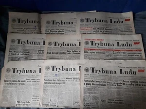 Trybuna Ludu 9sztuk 15.03,17.03,14.03,11.03ekstra prezent na urodziny roczni - Picture 1 of 1