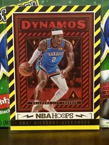2023-24 Panini NBA Hoops Dynamos Shai Gilgeous-Alexander Oklahoma City Thunder - Picture 1 of 2