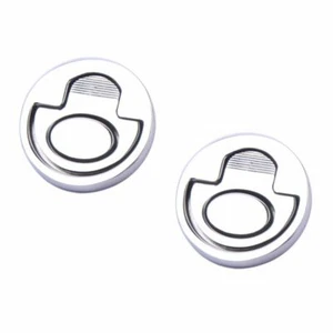 ISURE MARINE 2Pcs Boat Stainless Steel Spring Lift Handle Hatch Flush Mount - Picture 1 of 5
