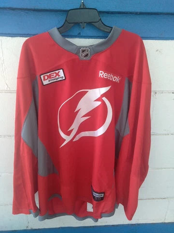 RARE TAMPABAY LIGHTNING  JERSEY BUCCANEERS REEBOK DEX IMAGING AUTHENTIC NHL Cover
