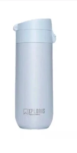 Light Blue Tupperware Xploris™ Thermal Flask 450mL- Brand New - Picture 1 of 2