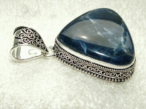 NAVY SOLDALITH  EdelsteinAnhänger  in Silberfassung pl. EINZIGARTIG/NEU! - Bild 1 von 3