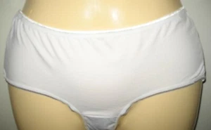 RN 52469 - BEST FITTING PANTY - M / 6 - WHITE POLY STRETCH BRIEF PANTY - Picture 1 of 3