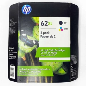 HP 62XL confezione combinata cartucce di inchiostro nero e tricolore - originale nuovissima sigillata - Foto 1 di 2