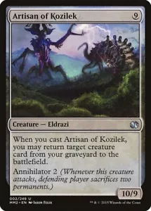 Artisan of Kozilek NM/SP Modern Masters MTG Magic the Gathering English Card - Foto 1 di 1