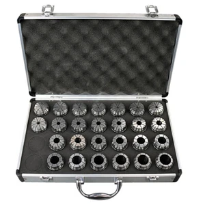 26PC. PRECISION METRIC ER-40 COLLET SET w/CASE, 1MM TO 26MM FREE SHIPPING - Picture 1 of 5