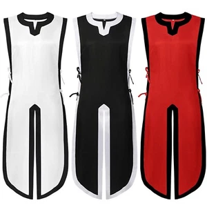 Men's Medieval Robe Sleeveless Vest Large Ball Party Stage Costume Strap Dress - Bild 1 von 19