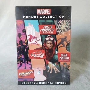 Marvel: Heroes Collection (4 Original Novels) Black Panther, Spiderman, Runaways - Picture 1 of 8