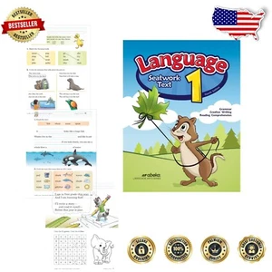 Creative Writing & Reading Comprehension Workbook for 1st Grade Grammar Learning - Picture 1 of 11
